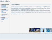 Tablet Screenshot of celta-berlin.com